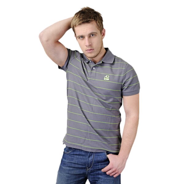 Koszulka polo męska NIKE POLO AD CLUB PIQUE THIN STRIPE 402541021 