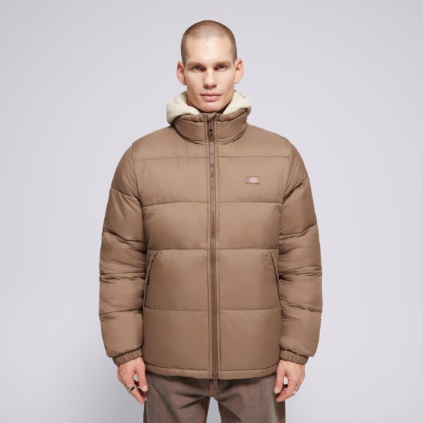 Kurtka zimowa męska DICKIES KURTKA ZIMOWA WALDENBURG JACKET dk0a4xp2mr11 kolor brązowy