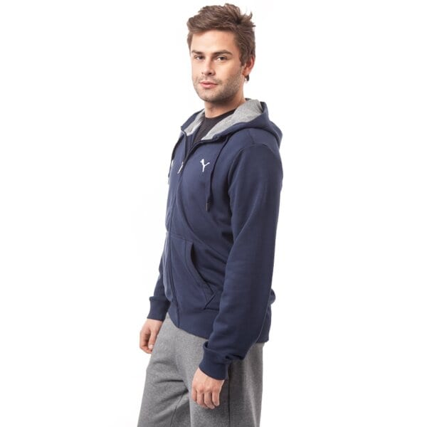 Bluza męska PUMA BLUZA ESS HOODED JACKET 83186906 kolor szary