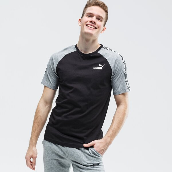 Koszulka męska PUMA T-SHIRT AMPLIFIED RAGLAN 582024 01 kolor czarny
