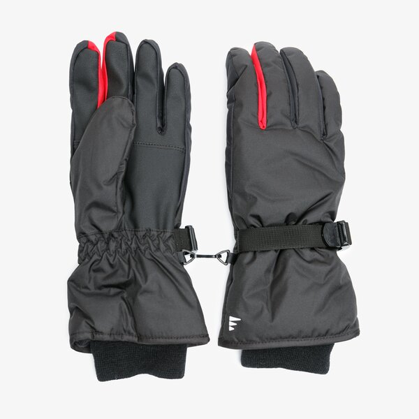  FEEWEAR RĘKAWICE NARCIARSKIE GLITTER fw39rem57002 kolor czarny