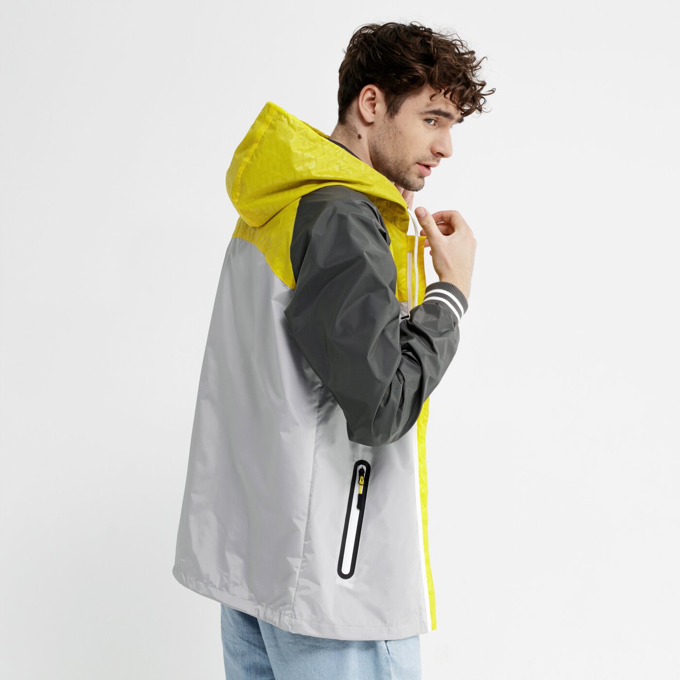 Kurtka przejściowa męska LOTTO KURTKA CANTU lo19kum20001 kolor szary