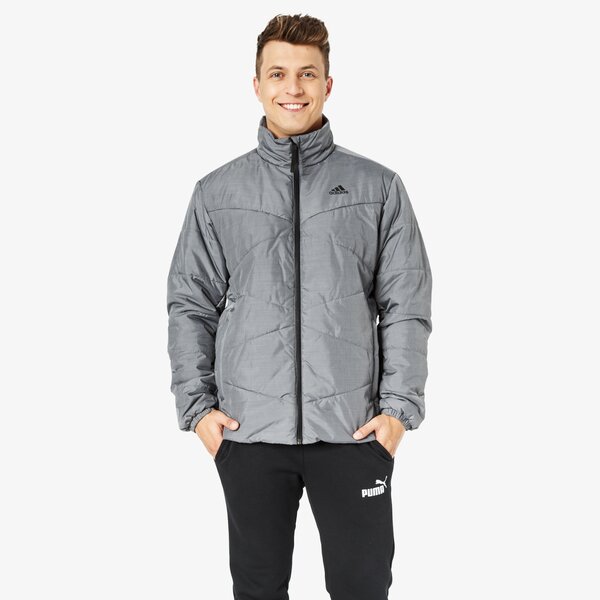 Kurtka zimowa męska ADIDAS KURTKA BSC INS JKT cz0619 kolor szary
