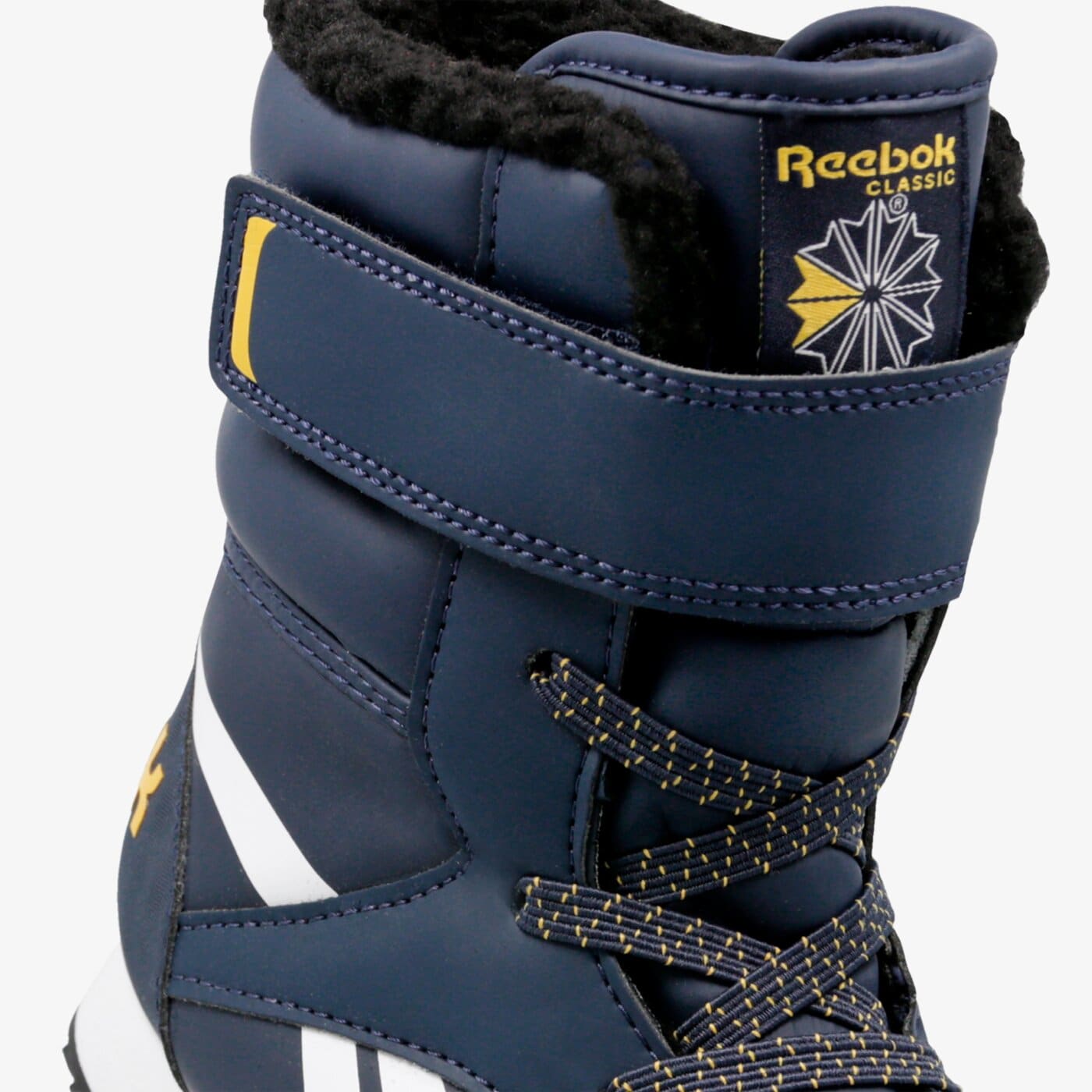 Buty trekkingowe dla dzieci REEBOK CL SNOW JOGGER dv3662 kolor granatowy