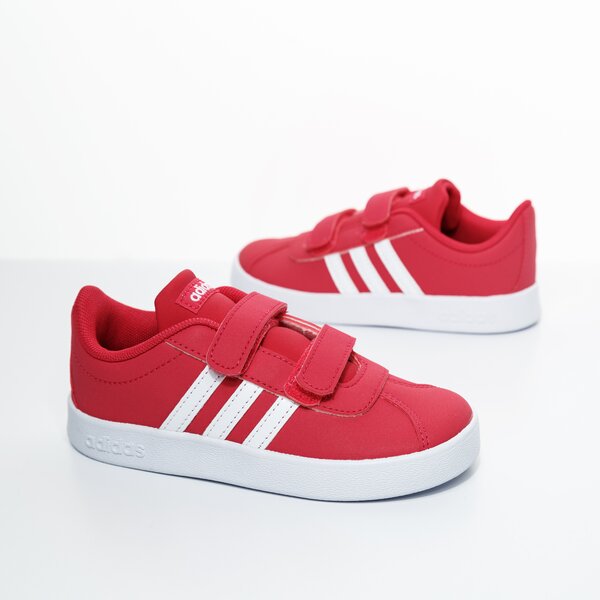 Buty dziecięce ADIDAS VL COURT 2.0 CMF I fw4962 kolor czerwony