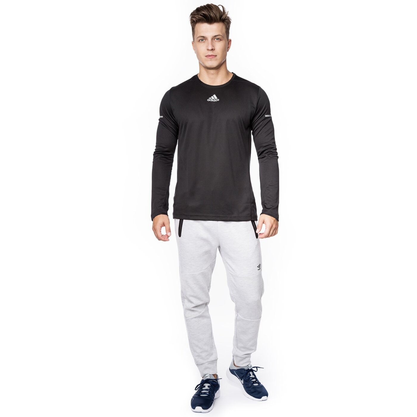 Koszulka męska ADIDAS T-SHIRT RUN LS TEE M s03018 kolor czarny