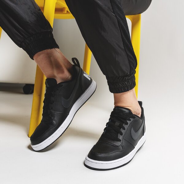 Buty dziecięce NIKE COURT BOROUGH LOW EP bv0744-001 kolor czarny