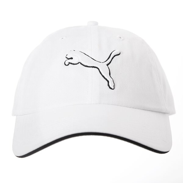 Czapka z daszkiem damska PUMA CZAPKA CAT LOGO CAP II WHITE 84341704 kolor biały