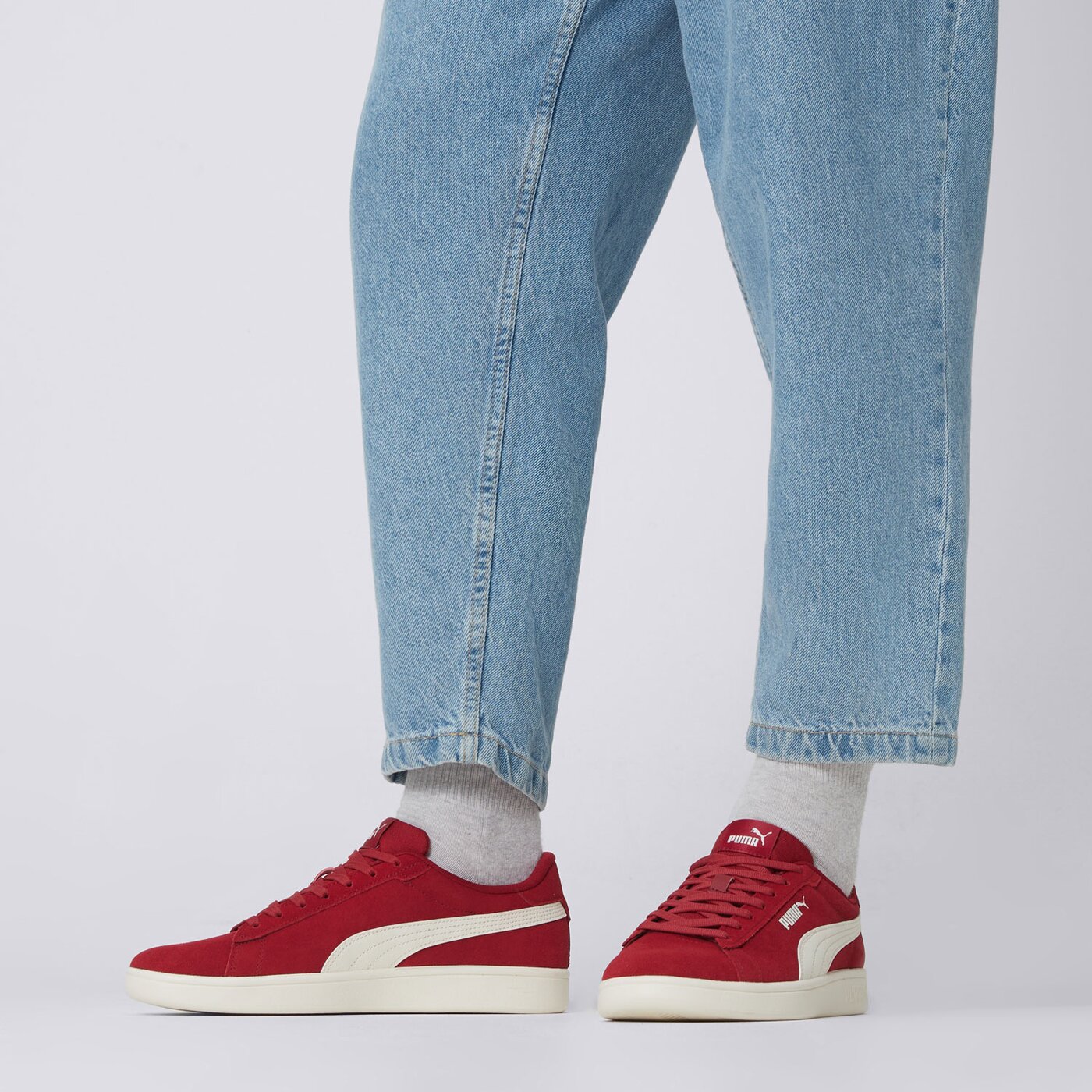 Buty sportowe męskie PUMA SMASH 3.0 39098421 kolor czerwony