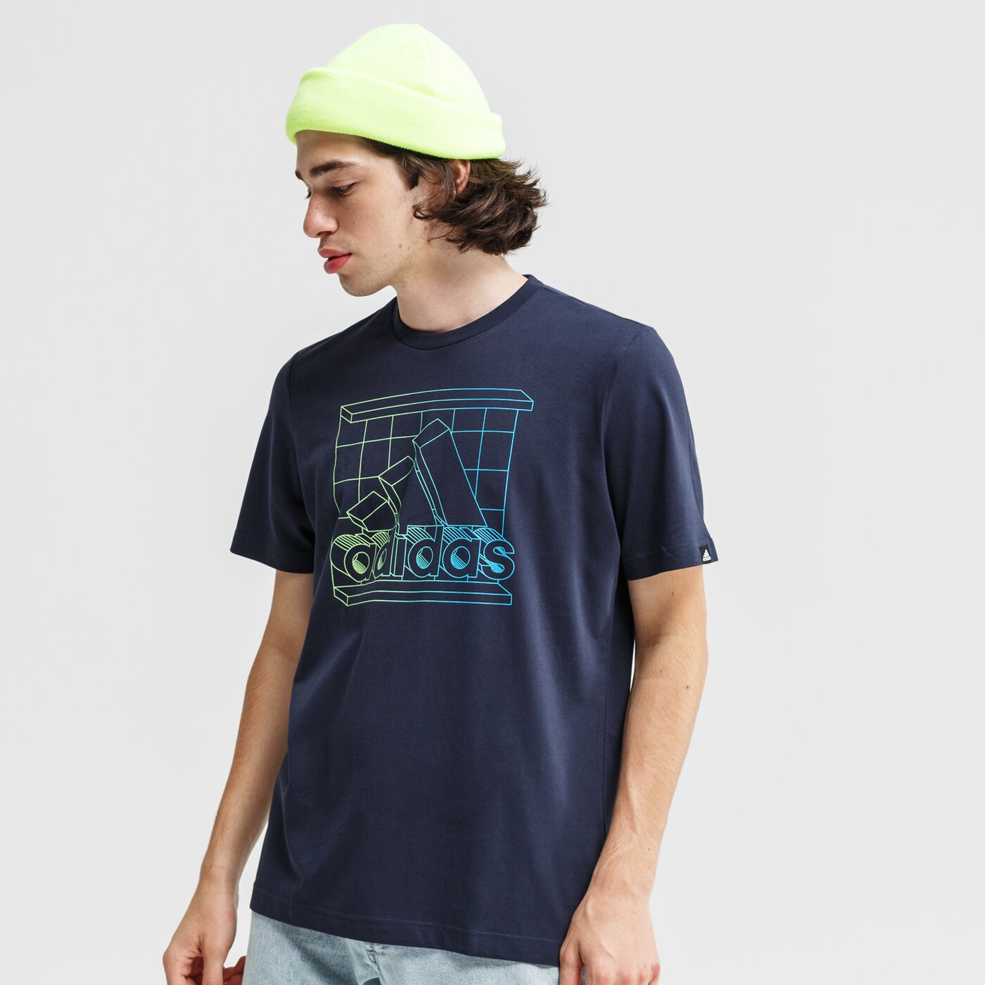 Koszulka męska ADIDAS T-SHIRT M RTRMD LG T gd5904 kolor granatowy