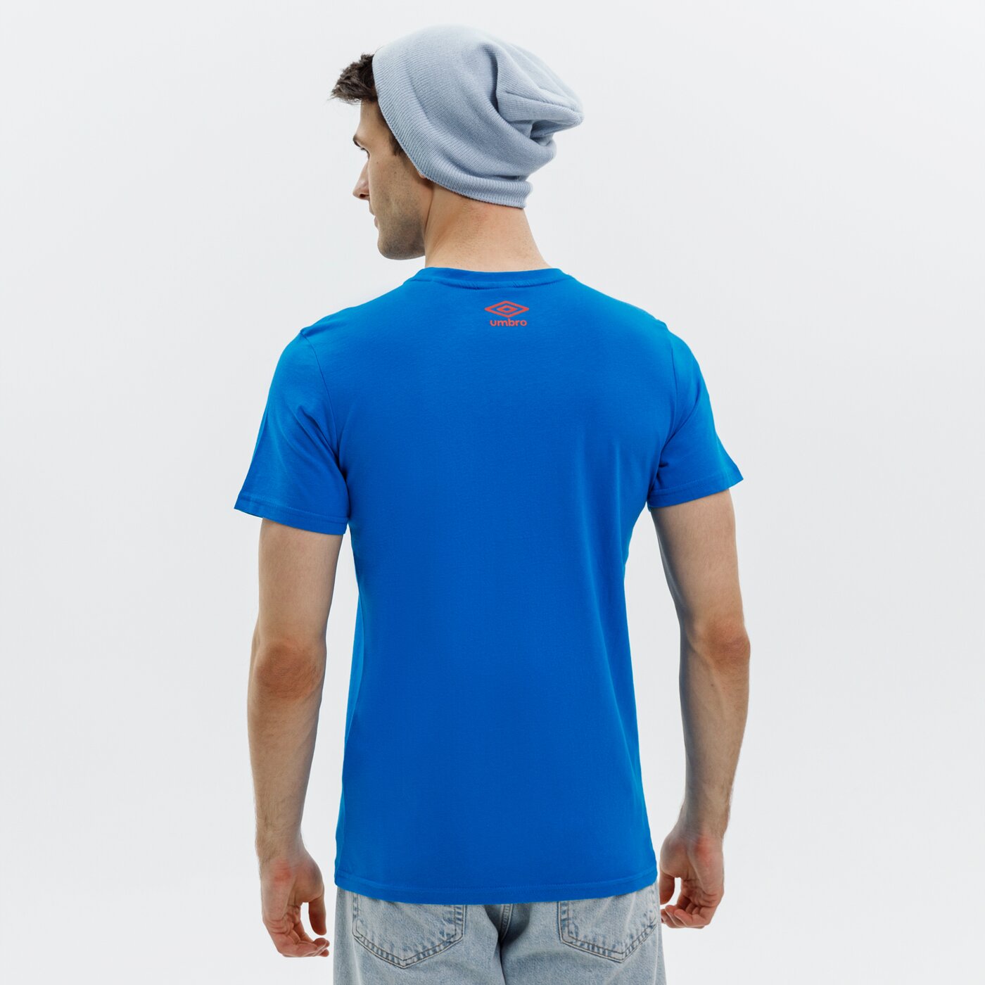 Koszulka męska UMBRO T-SHIRT ATADO ul321tsm15003 kolor niebieski