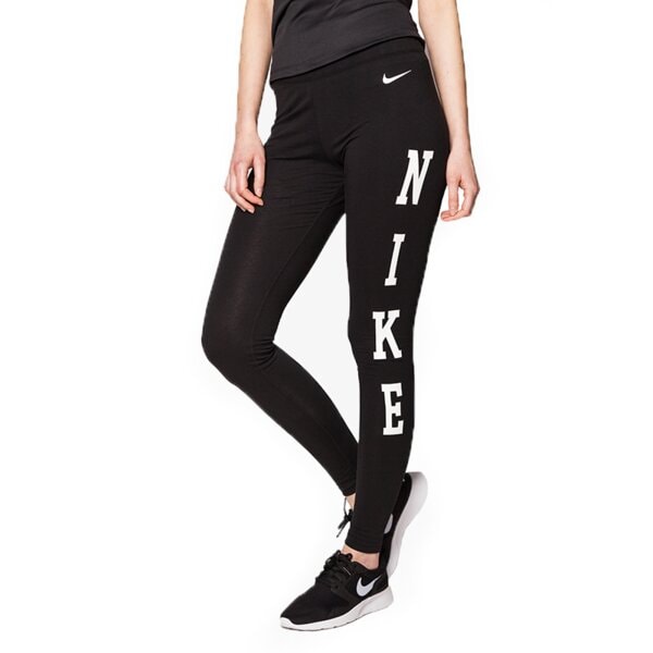Spodnie dresowe damskie NIKE SPODNIE CLUB LEGGING-LOGO 725201010 kolor czarny