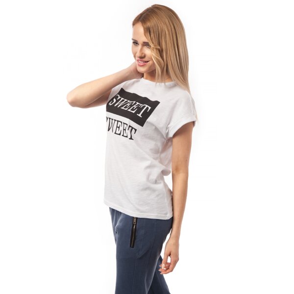 Koszulka damska LOTTO T-SHIRT FERTO lo15tsd14001 kolor biały