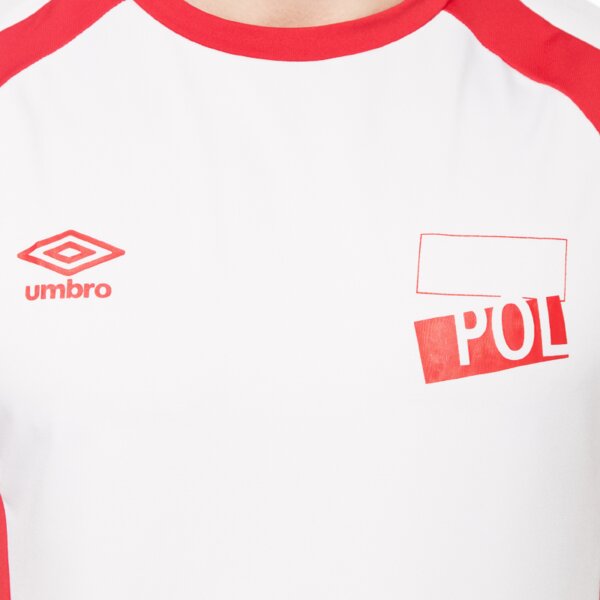 Koszulka męska UMBRO T-SHIRT POLSKA ul16tsm10001 kolor biały