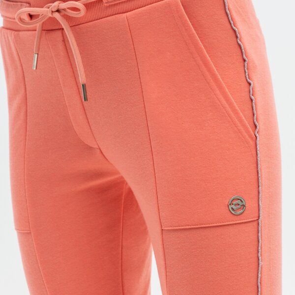 Spodnie dresowe damskie LOTTO SPODNIE TARDA lo321spd08003 kolor koralowy