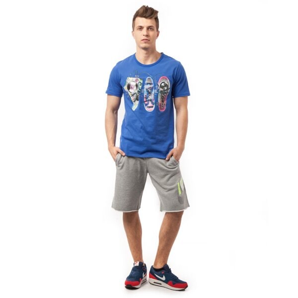 Koszulka męska NIKE T-SHIRT THE RHYTHM HIT'EM 799041493 kolor niebieski