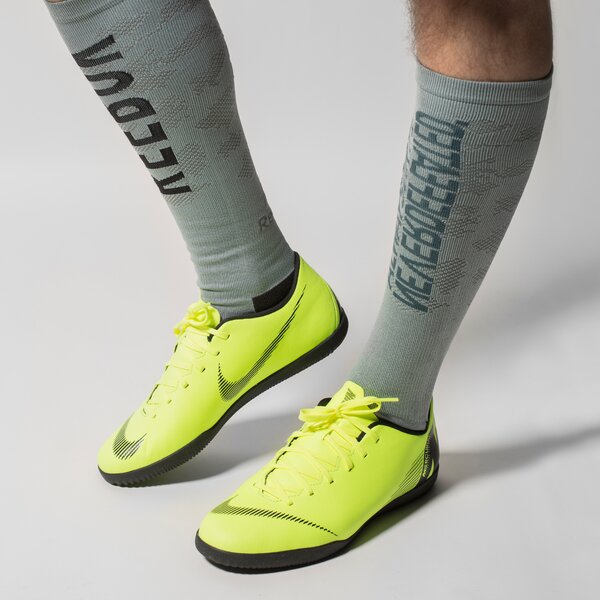 Buty piłkarskie męskie NIKE VAPORX 12 CLUB IC ah7385-701 kolor zielony