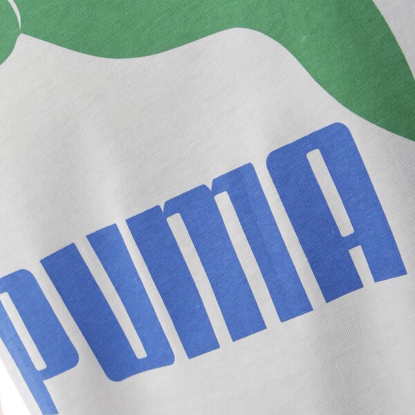 Koszulka męska PUMA T-SHIRT VINTAGE NO-1  LOGO TEE 55823028 kolor biały