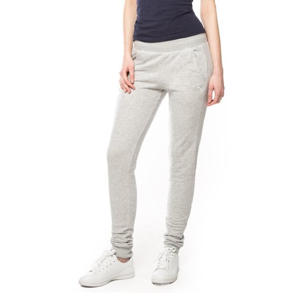 Spodnie dresowe damskie PUMA SPODNIE FUN DRY SWEAT 83641904 kolor szary