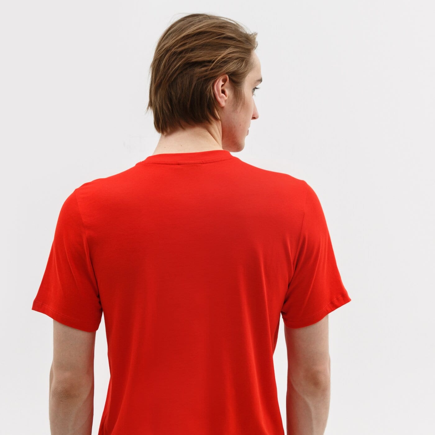 Koszulka męska UMBRO T-SHIRT FW LARGE LOGO COTTON 65352u-6vb kolor czerwony