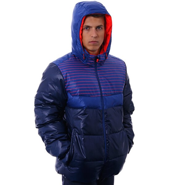 Kurtka zimowa męska ADIDAS KURTKA PAD JKT YOUNG w54186 kolor granatowy
