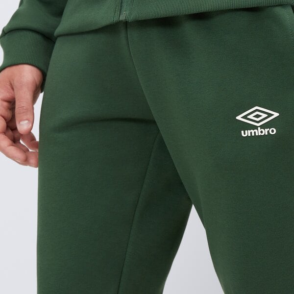 Spodnie dresowe męskie UMBRO SPODNIE FOOTBALL CLUB ul125spm03001 kolor zielony