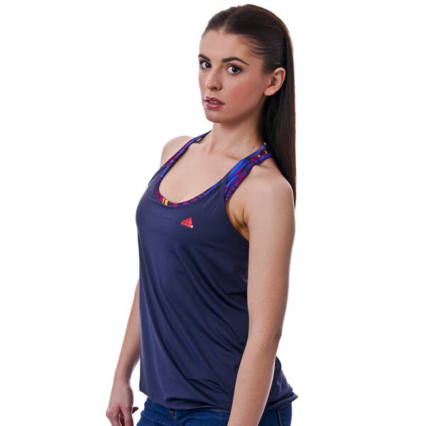 Top damski ADIDAS TANK ADIZERO TANK w52716 kolor szary