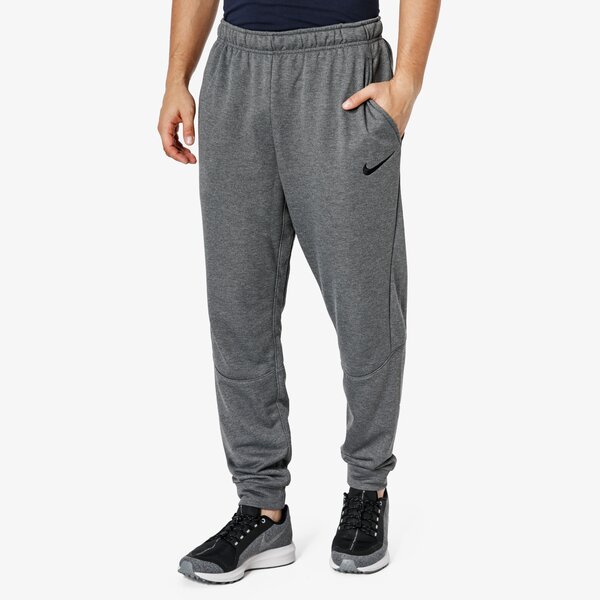 Spodnie dresowe męskie NIKE SPODNIE DRY TAPER FLEECE 860371-071 kolor szary