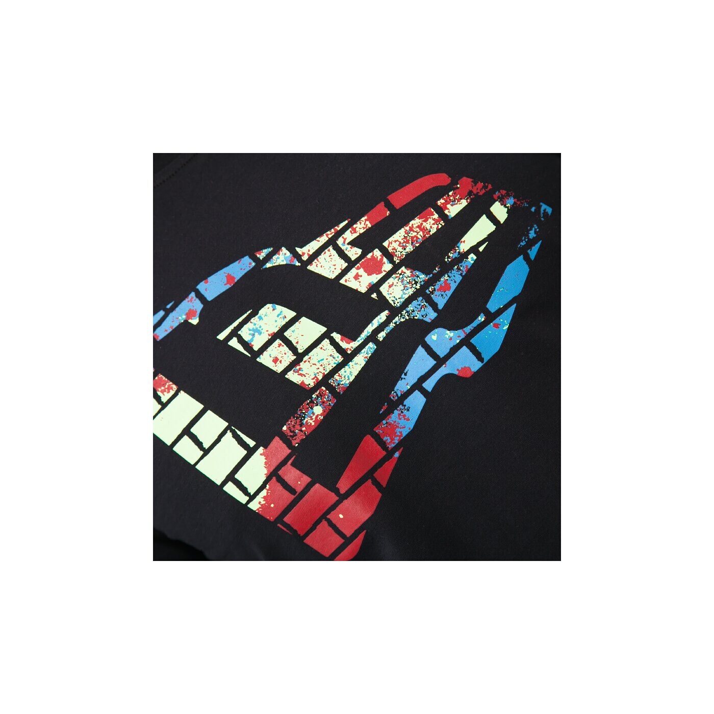 Koszulka męska NEW ERA T-SHIRT GRAPH WALL 11136453 kolor czarny