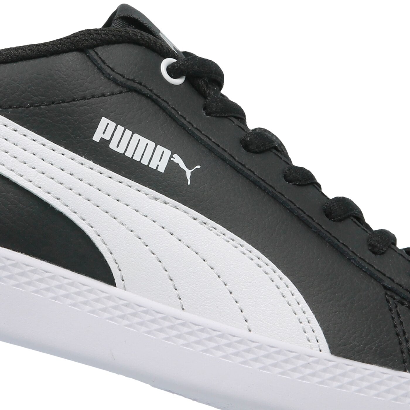 puma smash wns blk patent