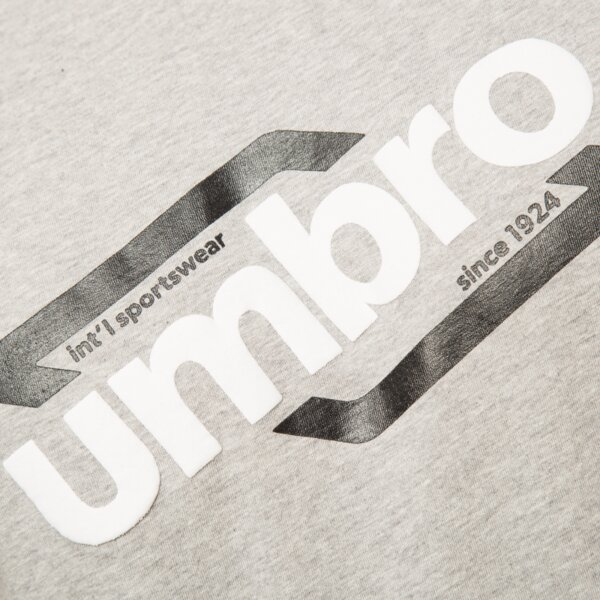 Koszulka męska UMBRO T-SHIRT CUT DIAMOND EFFECT GRAPHIC TEE 64101u263 kolor szary