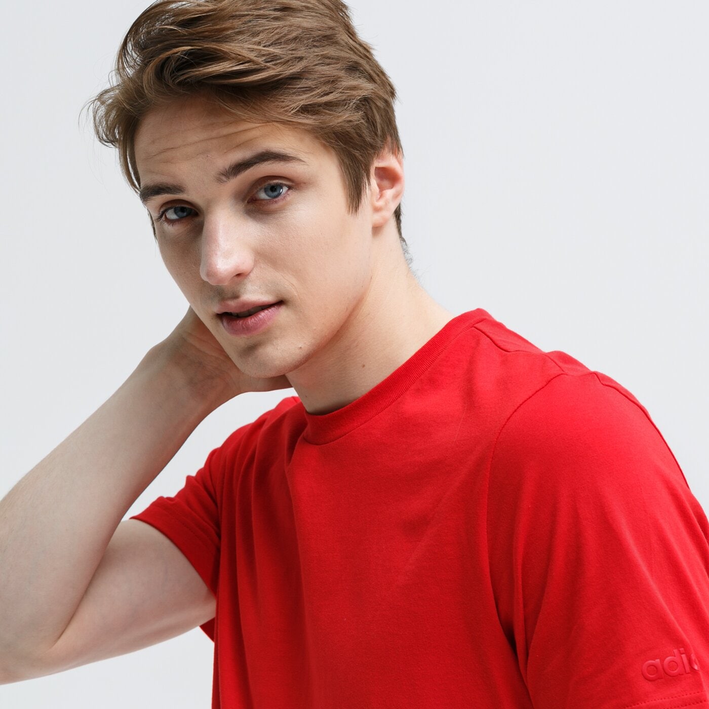 Koszulka męska ADIDAS T-SHIRT SS M GRFX LNR T 2 fi7459 kolor czerwony