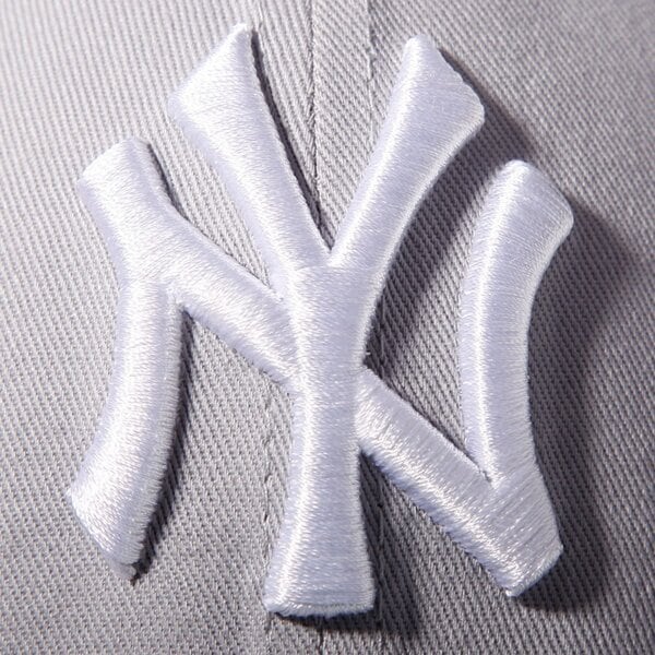 Czapka z daszkiem damska NEW ERA MLB 9FORTY NEW YORK YANKEES CAP GRAY/WHITE 10531940 kolor szary