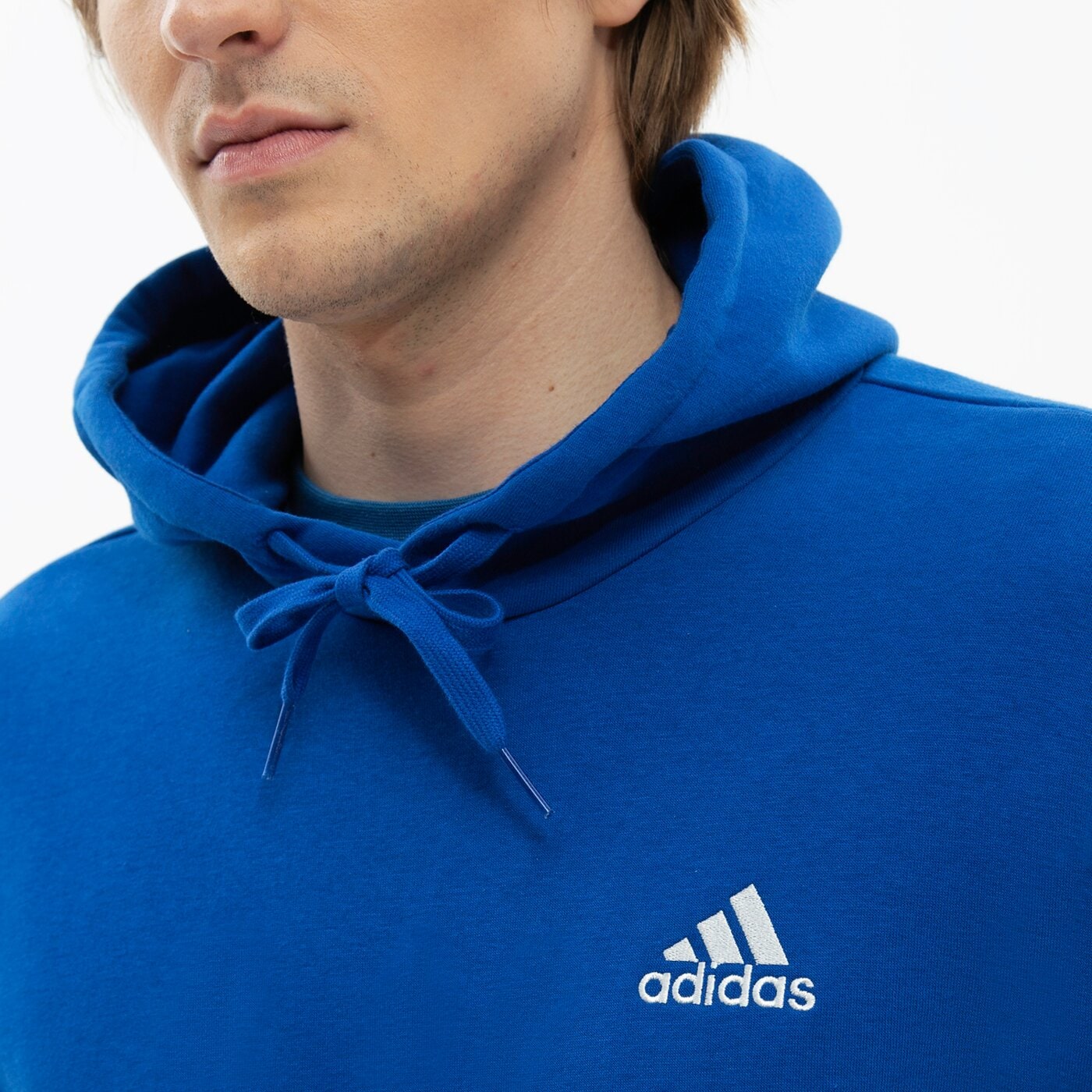 Bluza męska ADIDAS BLUZA M FEELCOZY HD hl2273 kolor niebieski