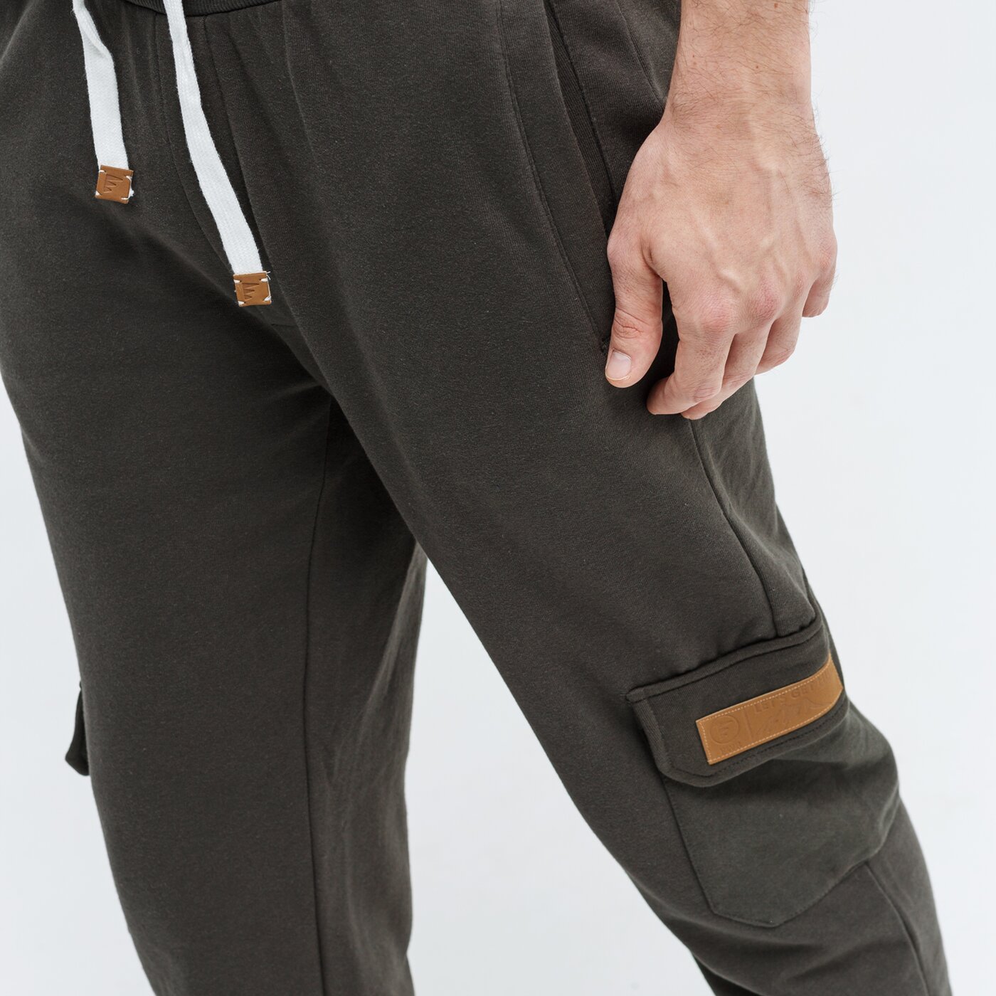 Spodnie dresowe męskie FEEWEAR SPODNIE ICARUS fw39spm24002 kolor khaki