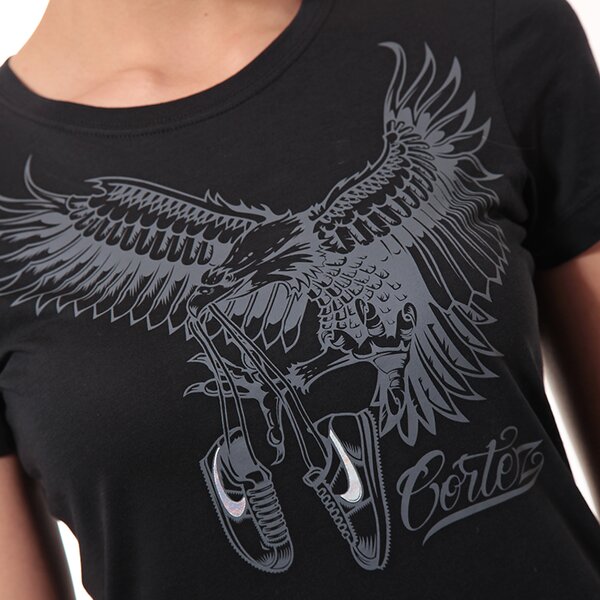 Koszulka damska NIKE T-SHIRT TEE-CORTEZ EAGLE 619519010 kolor czarny