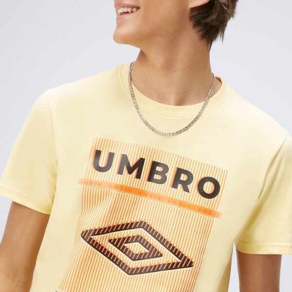 Koszulka męska UMBRO T-SHIRT YAMADO ul123tsm15002 kolor żółty