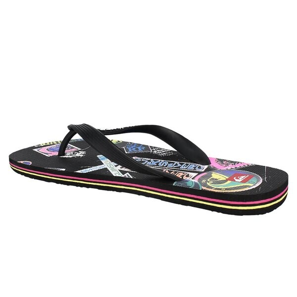 Klapki męskie QUIKSILVER MOLOKAI SCREENLINE  krmsl063bbxs kolor czarny
