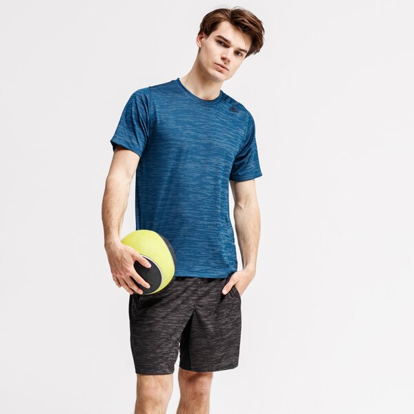 Koszulka męska ADIDAS T-SHIRT SS FL TEC Z FT HEA dw9820 kolor niebieski