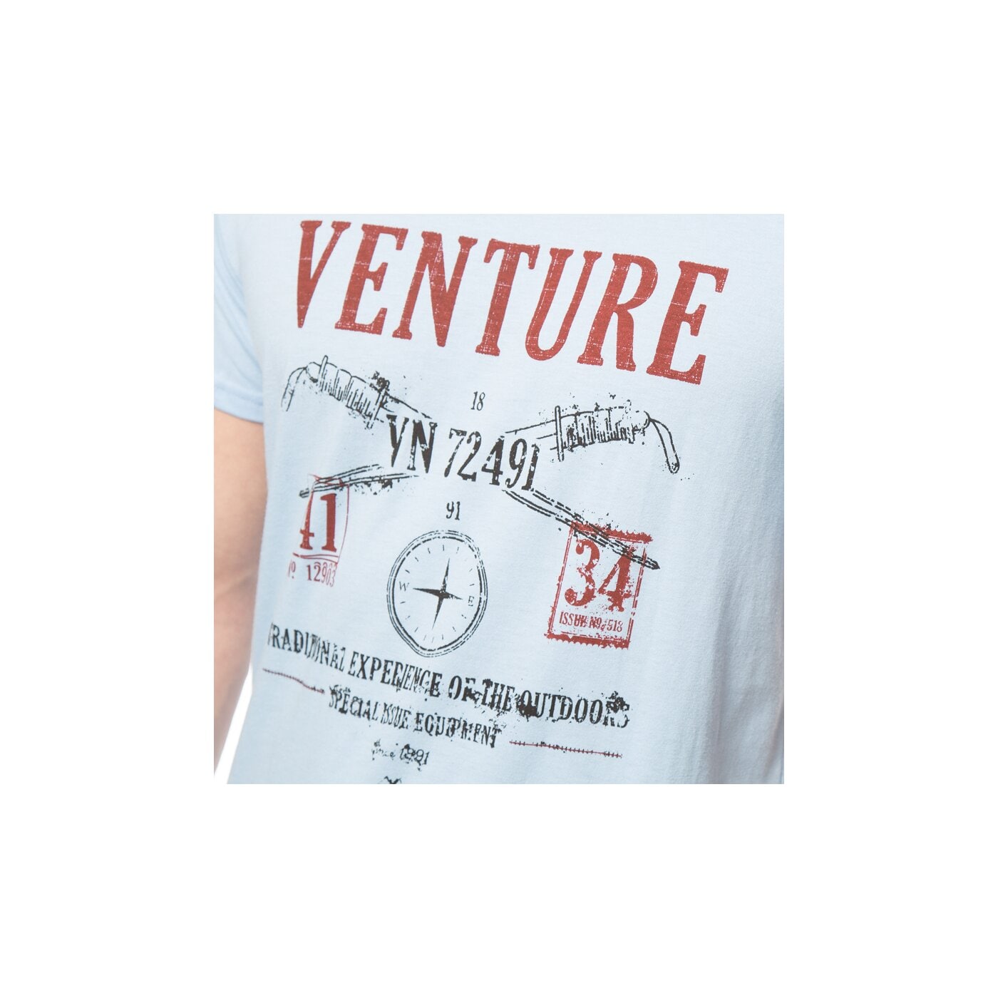 Koszulka męska FEEWEAR T-SHIRT TERR fw16tsm56002 kolor niebieski