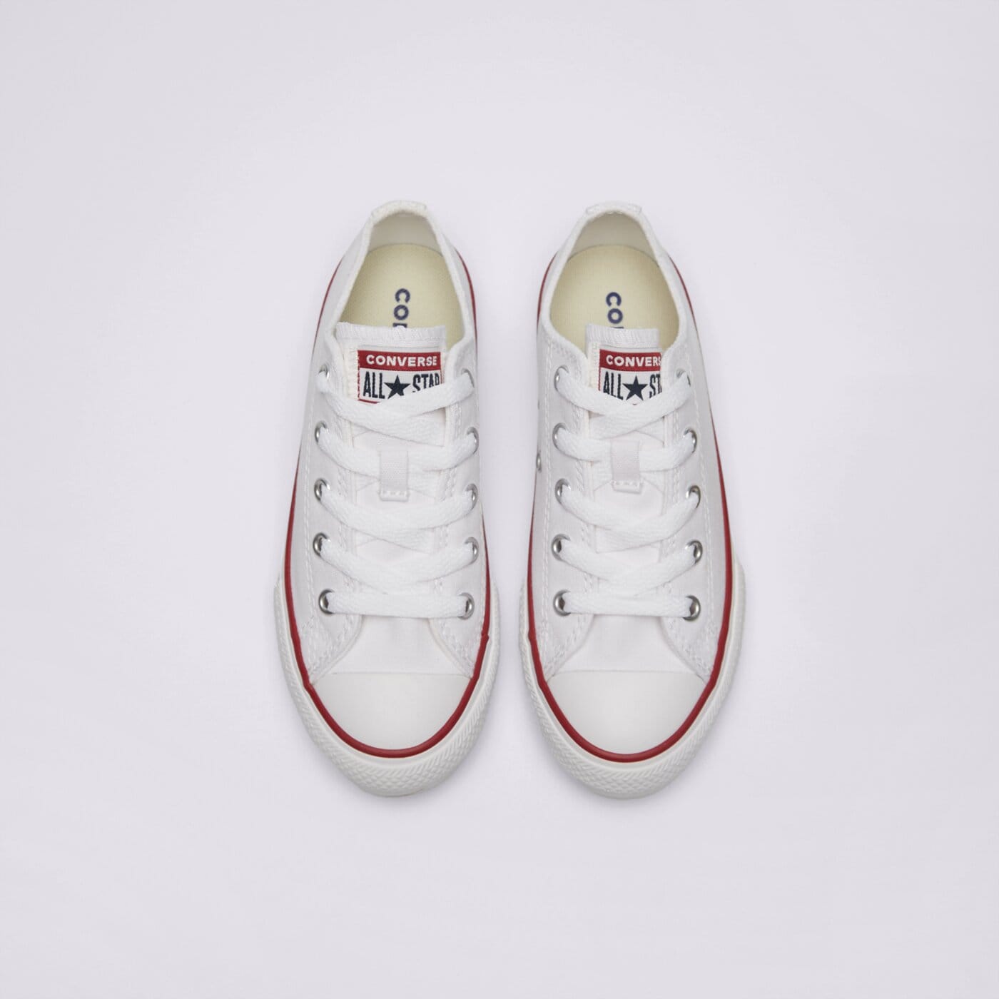 Buty dziecięce CONVERSE ALL STAR OX  3j256c kolor biały