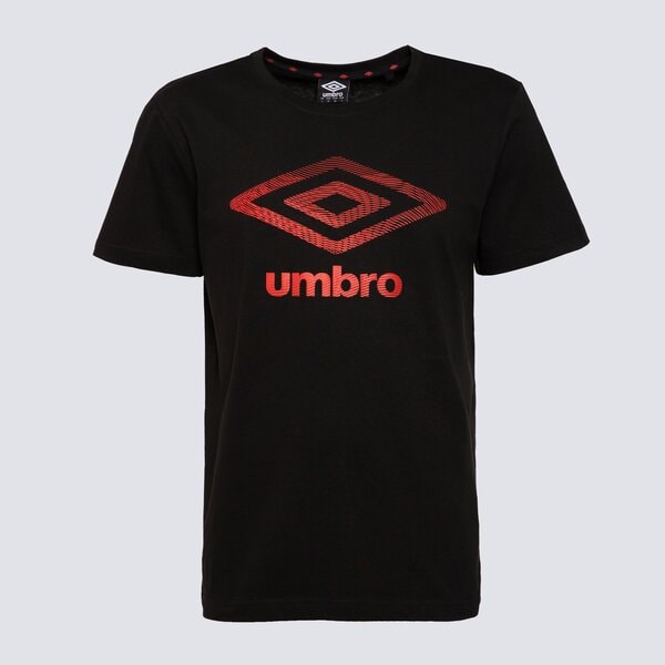 Koszulka męska UMBRO T-SHIRT UMBRO GRAPHICS BLACK ul325tsm02001 kolor czarny