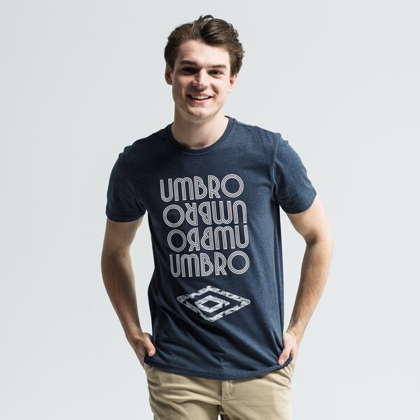 Koszulka męska UMBRO T-SHIRT SS VEZKO ul19tsm35001 kolor granatowy