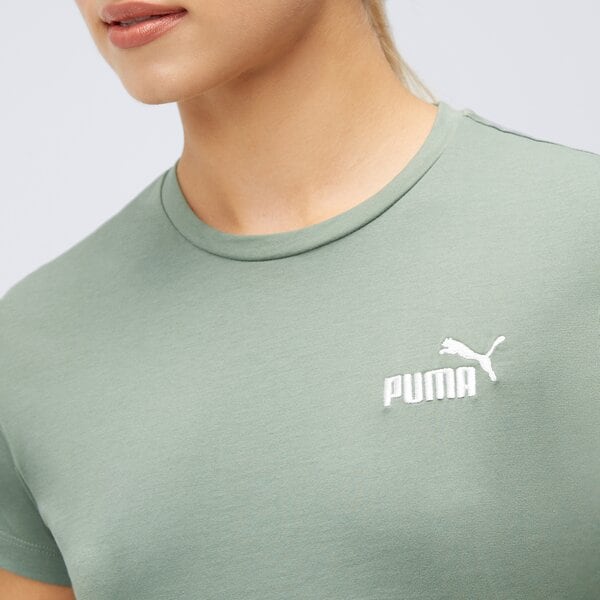 Koszulka damska PUMA T-SHIRT SS ESS+ EMBROIDERY 848331 44 kolor zielony