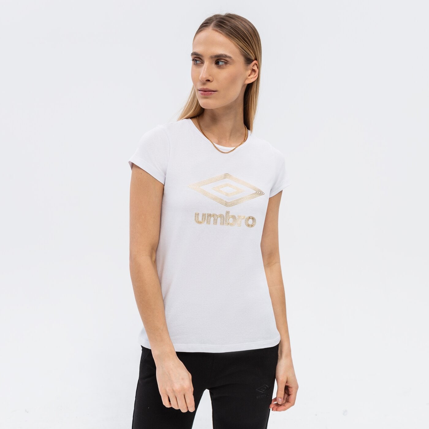 Koszulka damska UMBRO T-SHIRT SHARON ul122tsd36002 kolor biały