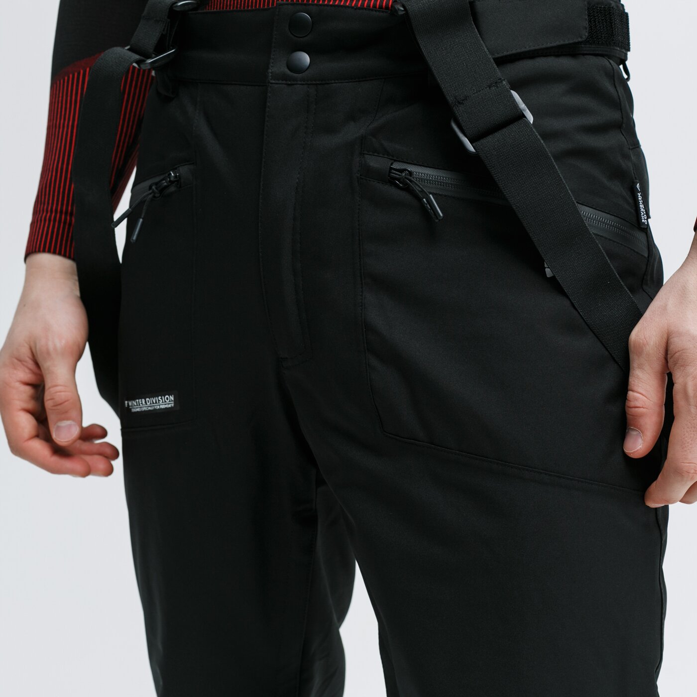 Spodnie dresowe męskie FEEWEAR SPODNIE NARCIARSKIE CARIBOU fw39spm52001 kolor czarny