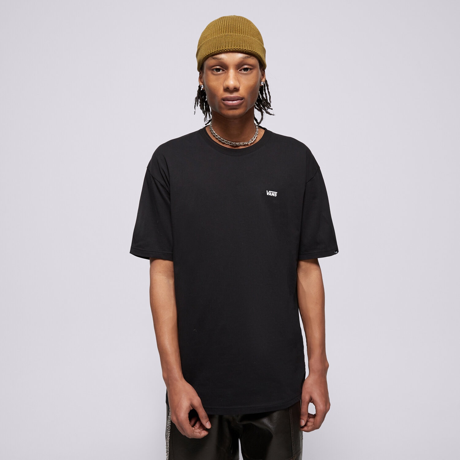 VANS T SHIRT MN LEFT CHEST LOGO TEE BLACK