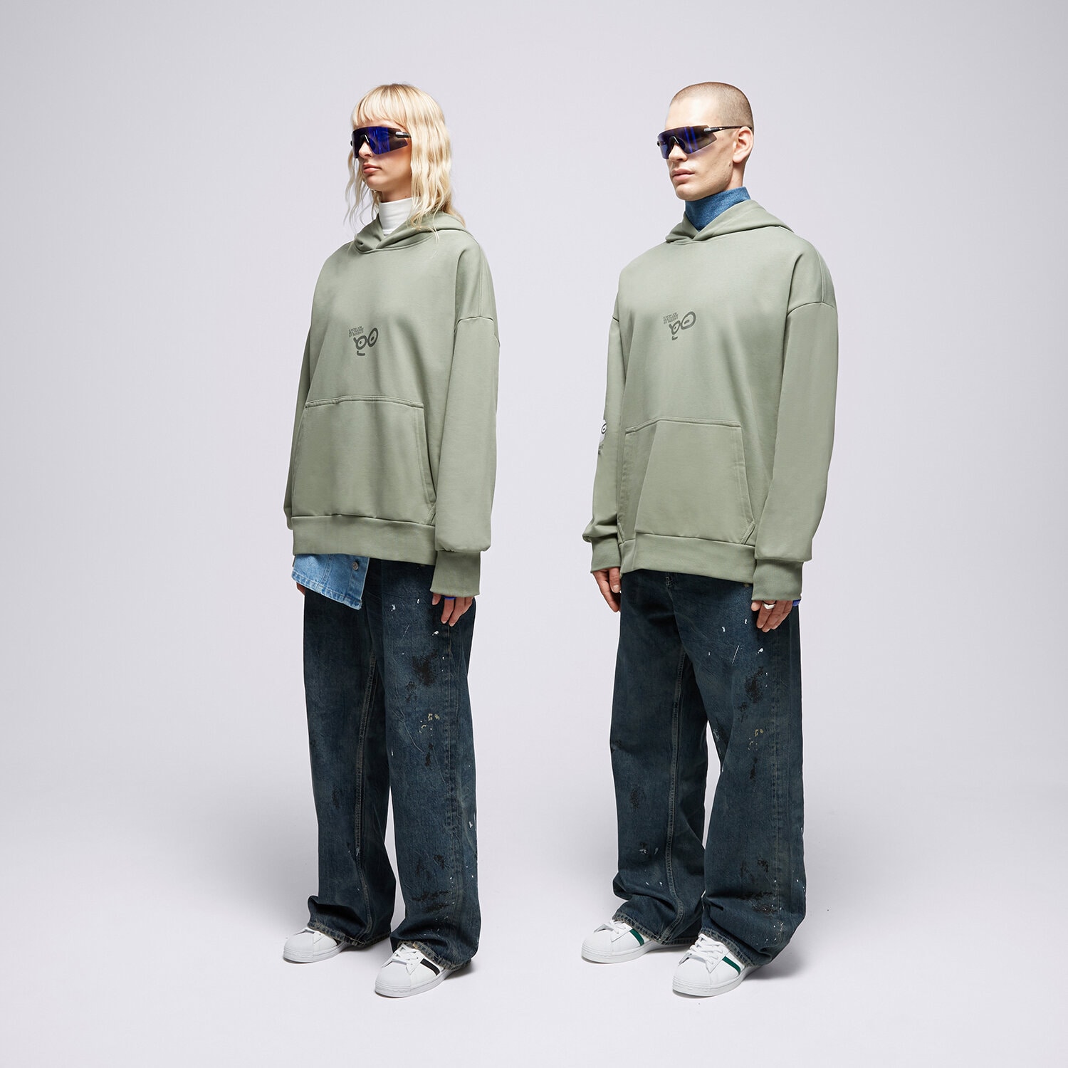S NOW JOB SIZEER HOODIE “POV” OLIVE