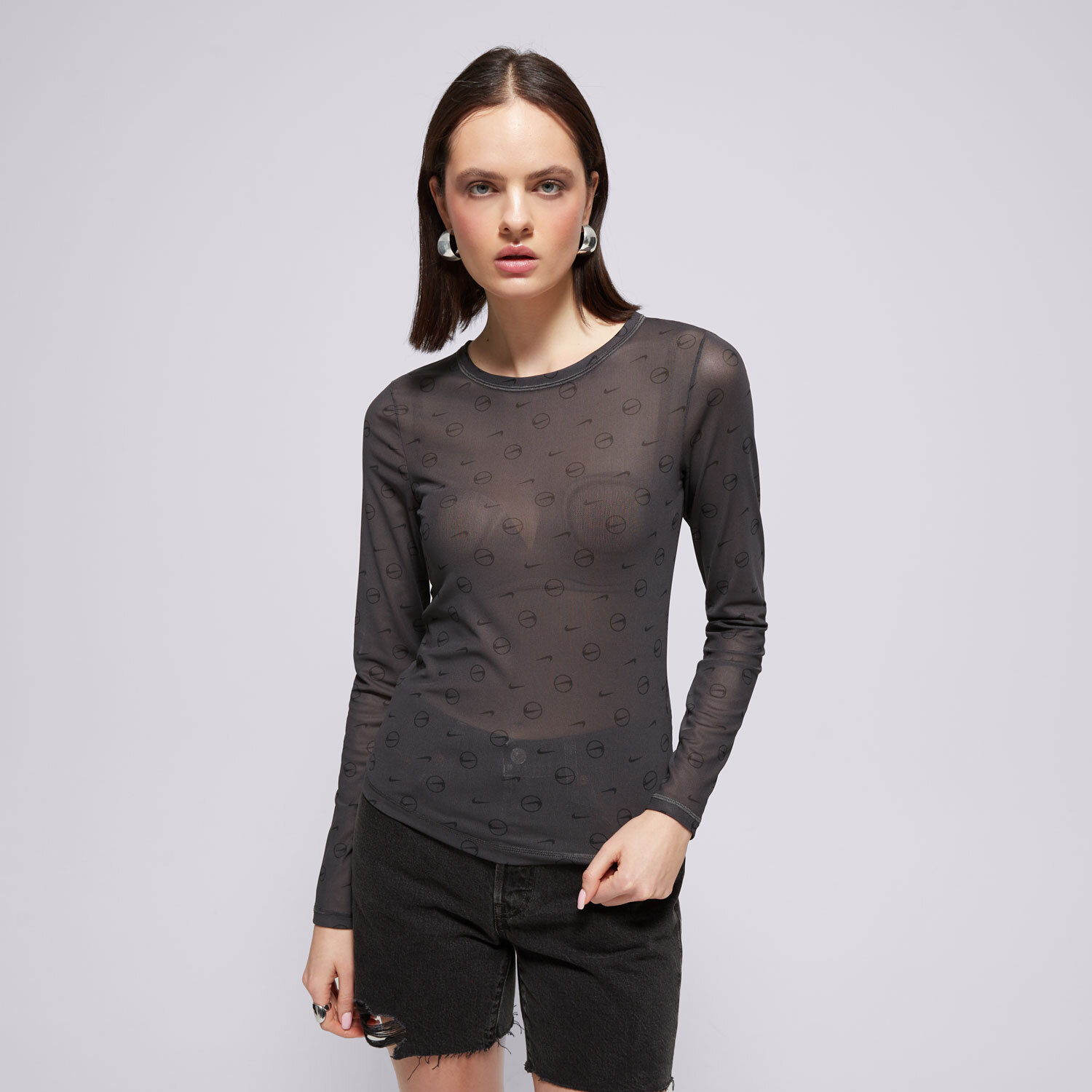 NIKE T SHIRT W NSW LS SHEER TOP SW