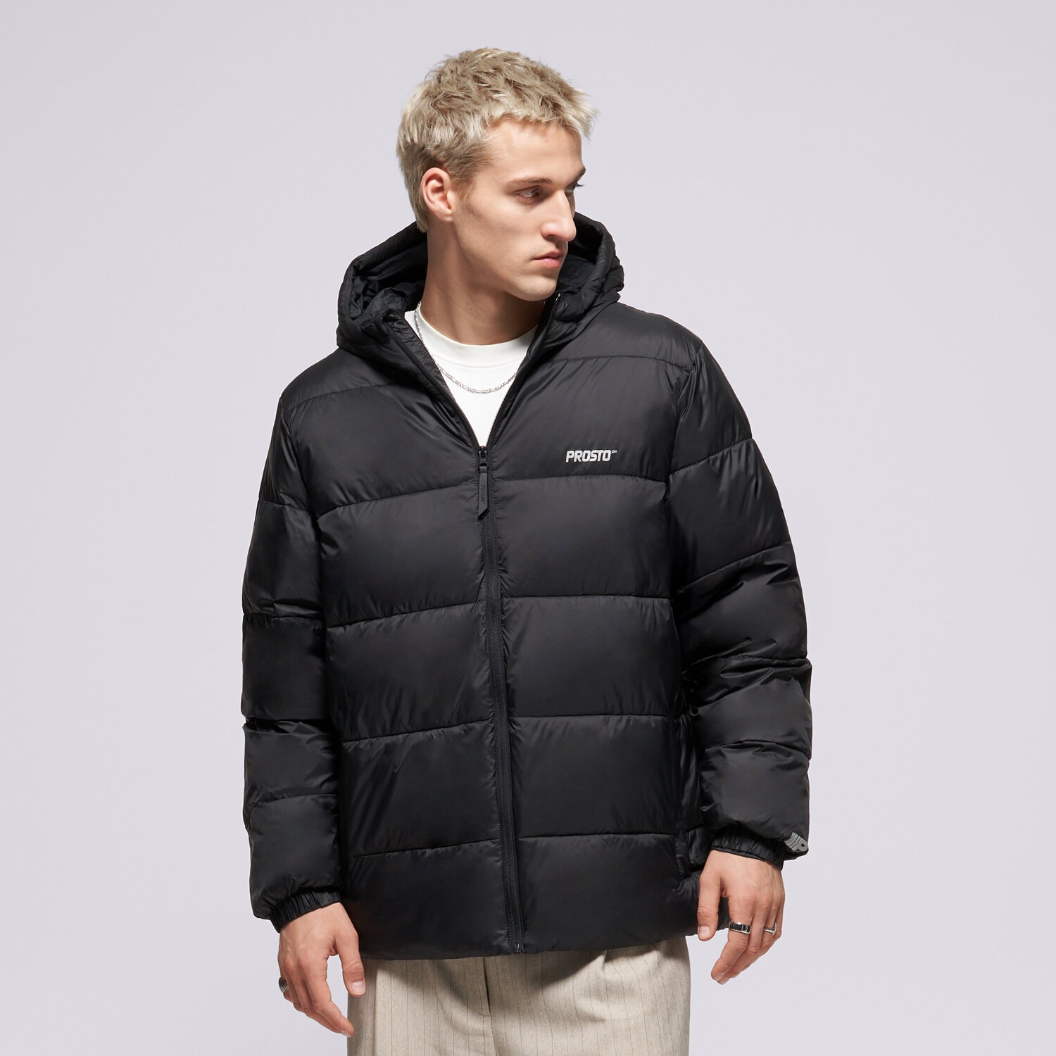 PROSTO KURTKA ZIMOWA PUFFER JACKET 404 BLACK